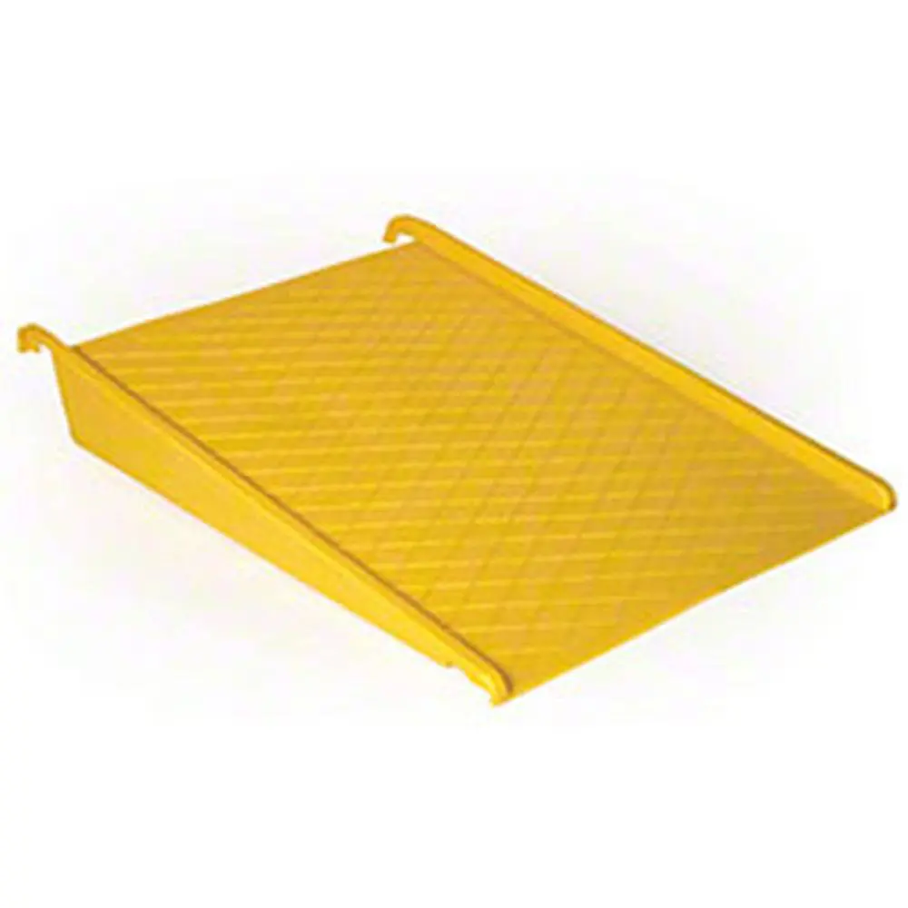 Poly Pallet Ramp For Modular Platforms Yellow 1