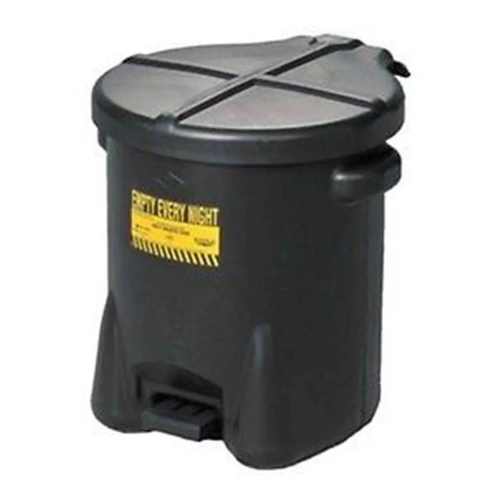 Oily Waste Can 6 Gal. Black Poly 1