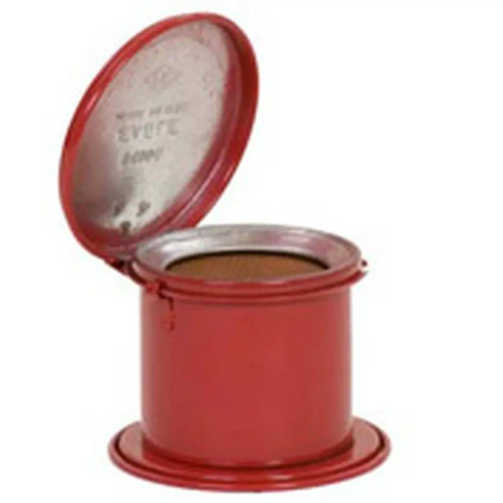 Daub Can 1/2 Pt. Metal Red 1
