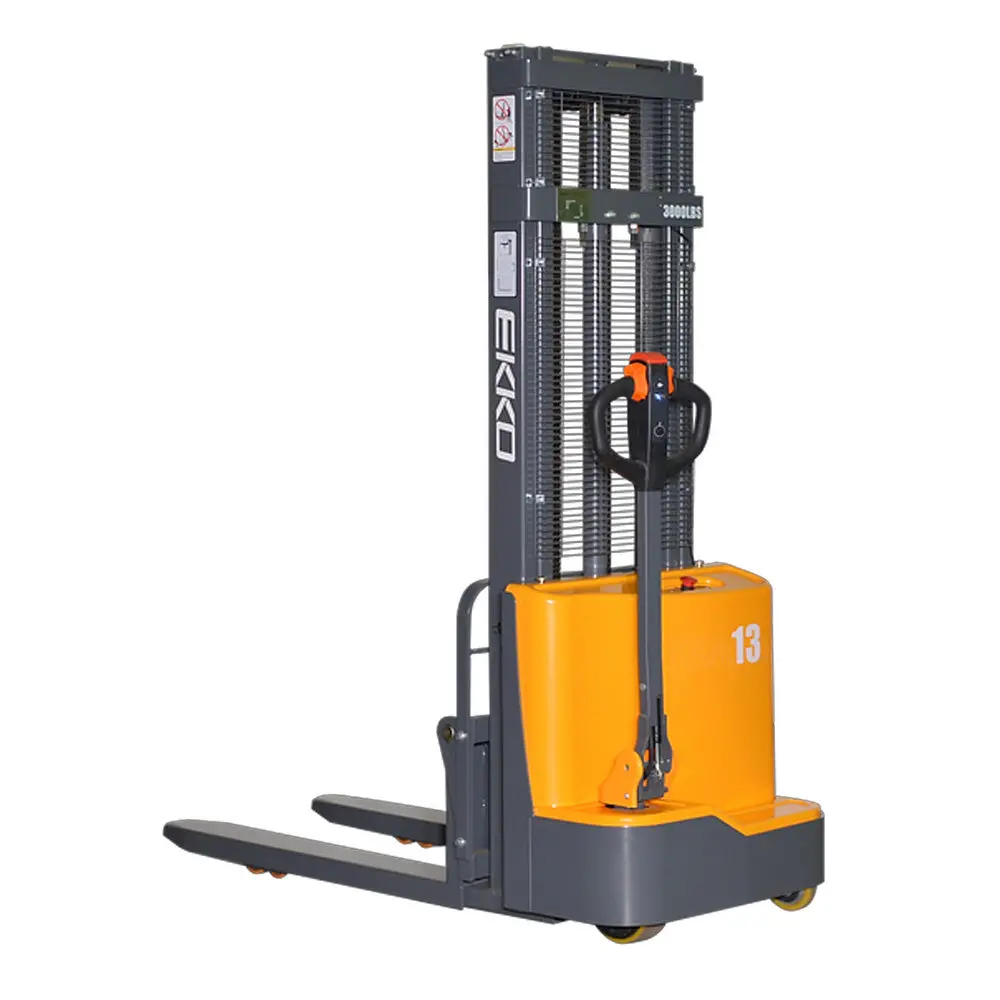 Ekko Eb13cd Full Powered Fork Over Stacker - 118" Height - 2,800 Lbs Capacity 1