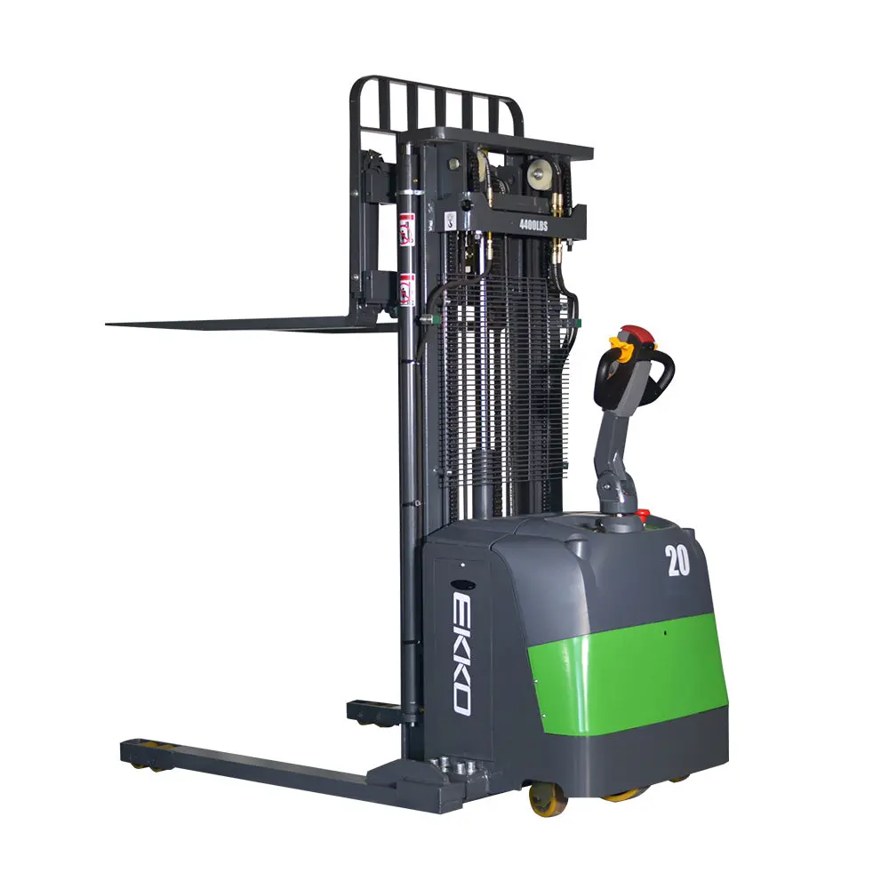 High-Reach Lithium Electric Straddle Stacker - Eb20cs-Li 1