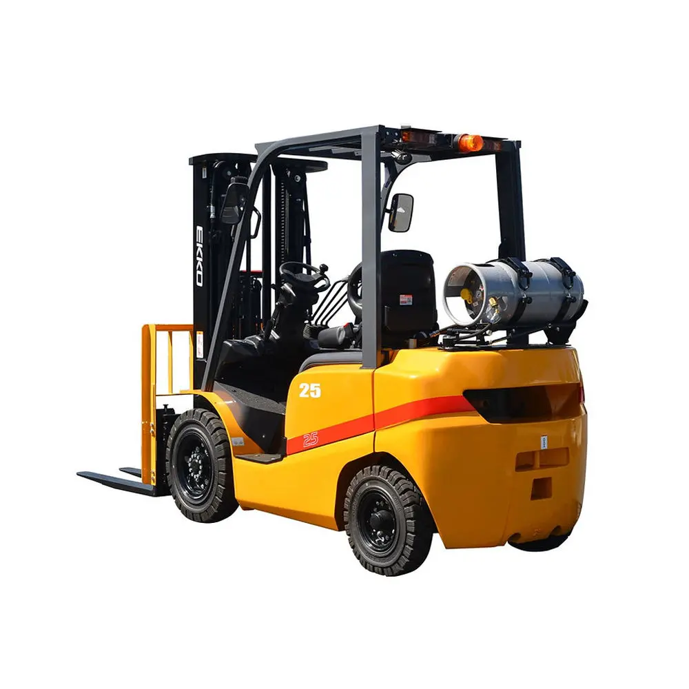 Ekko Ek25tlp Forklift With Solid Pneumatic Tires - 5000 Lbs Capacity 1