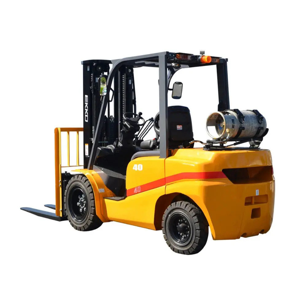 Ekko Ek40tlp Forklift With Solid Pneumatic Tires - 8500 Lbs Capacity 1