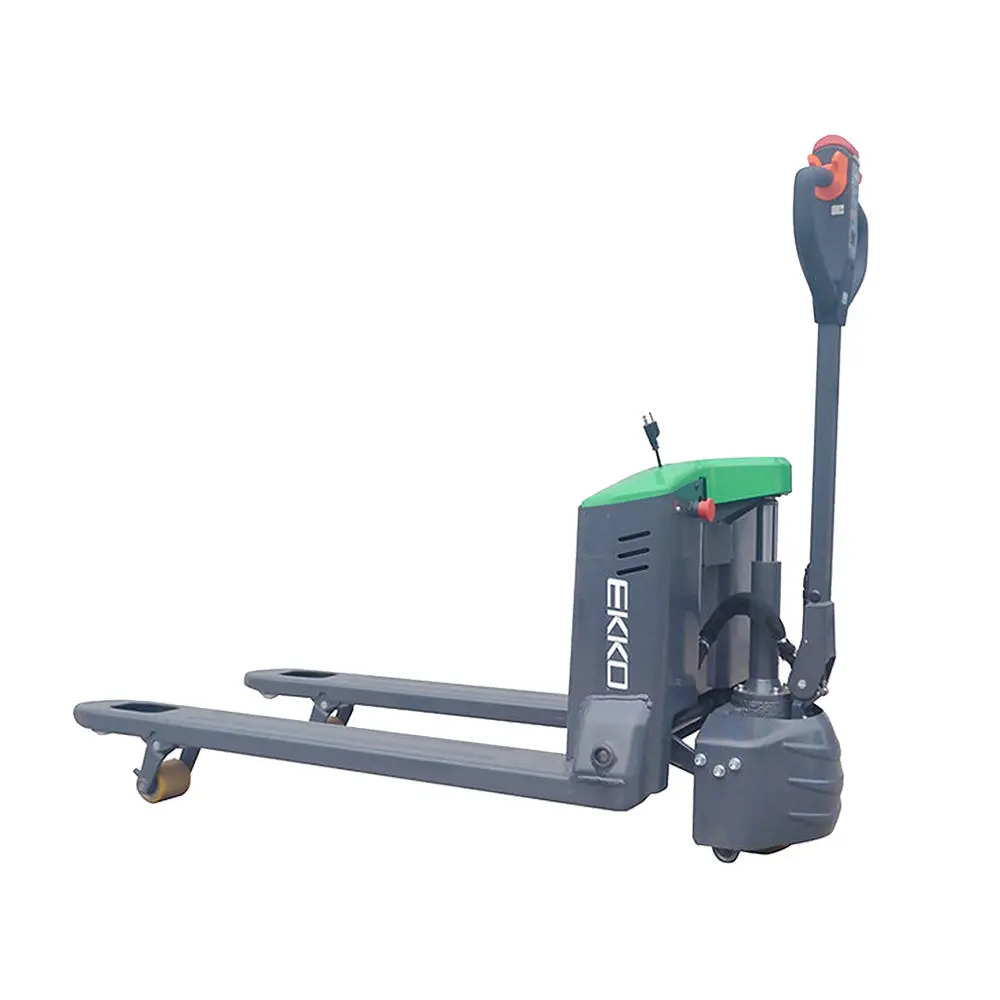 Lithium Iron Phosphate Electric Narrow Walkie Pallet Jack - 4000 Lbs Capacity - Ep18jnli 1