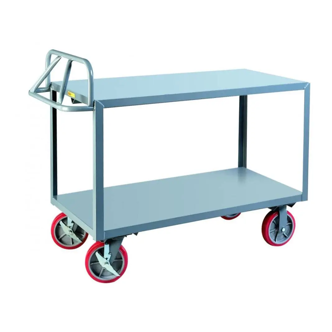 Ergonomic Shelf Truck (2 Shelves W/ Flush Shelves) 1