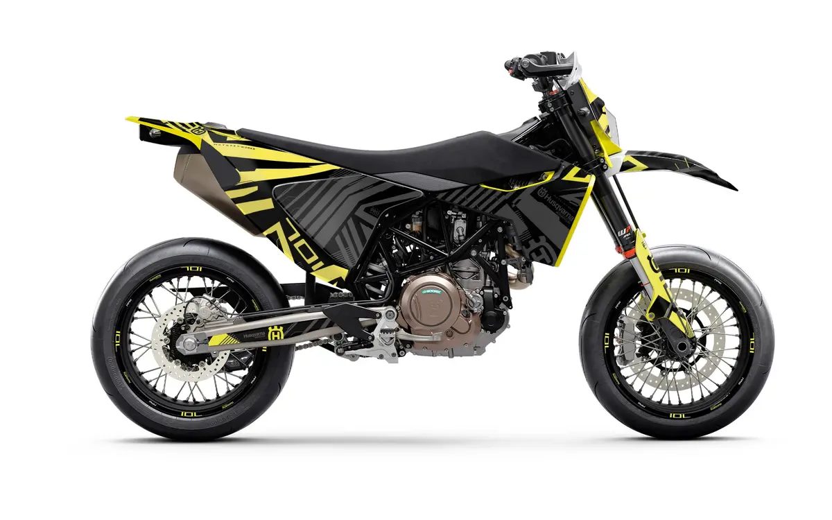 Husqvarna 701 Enduro Graphics - "Edgerunner" (Yellow) 1