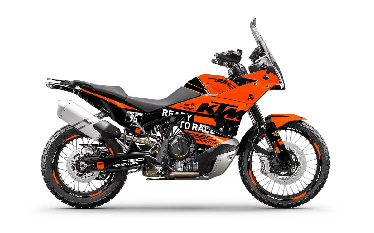 Ktm 790/890 Adventure R/S Graphics - "Explorer" (Orange) 1