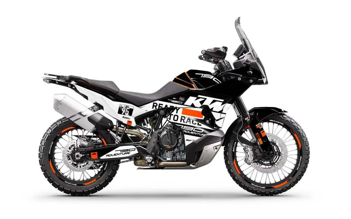 Ktm 790/890 Adventure R/S Graphics - "Explorer" (White) 1