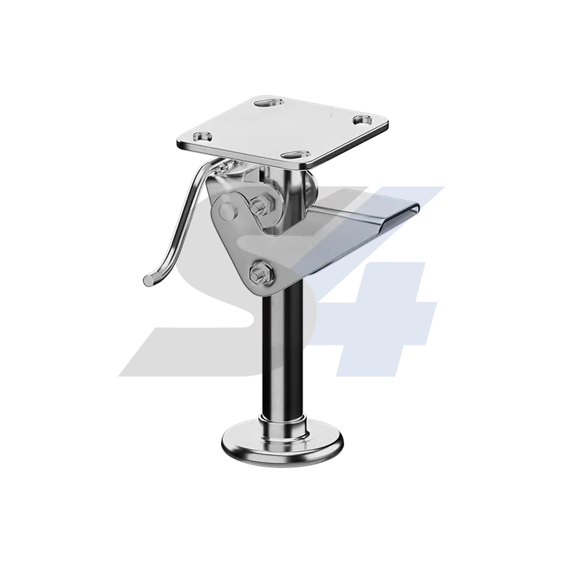 Zinc, Kickbar Style Floor Lock Top Plate Mount - F001.116 1