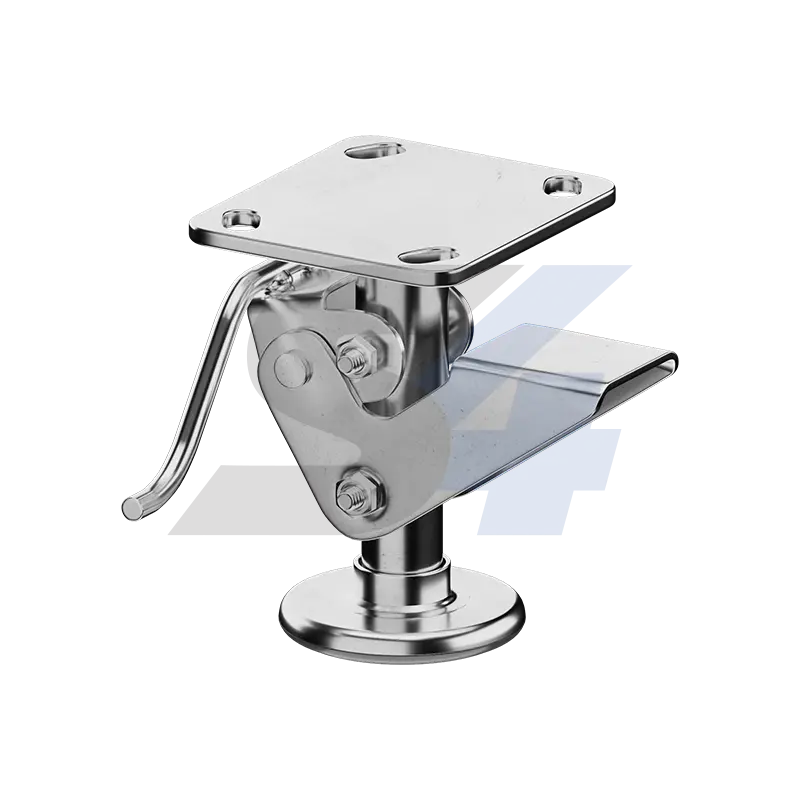 Zinc, Kickbar Style Floor Lock Top Plate Mount - F001.214 1