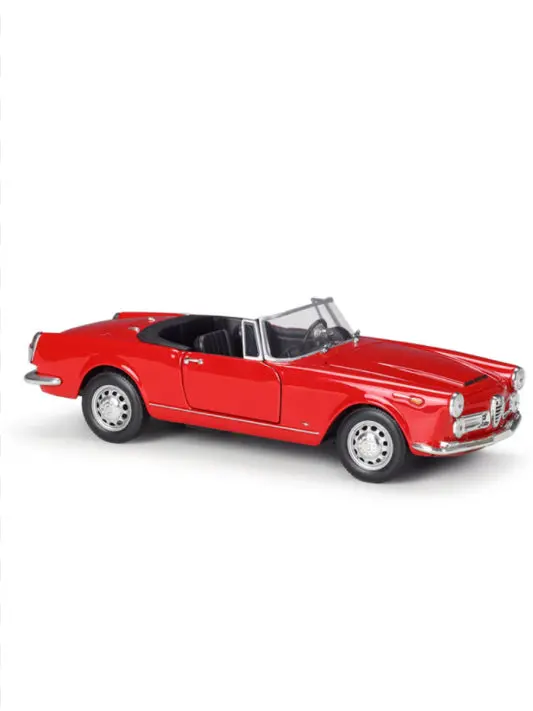 Carro Colecionável Alfa Romeo 2600 Spider 1960 Escala 1:24 1