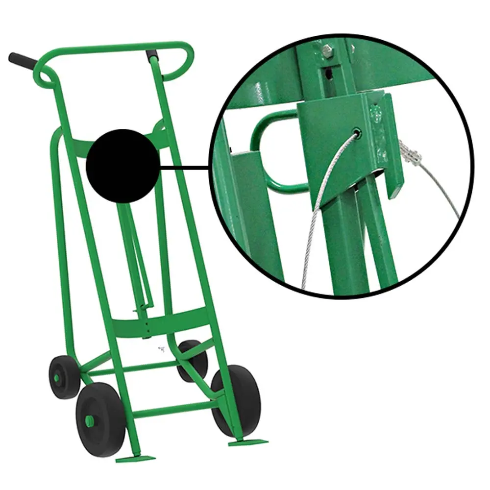 Valley Craft Steel 4-Wheel Drum Hand Trucks 22