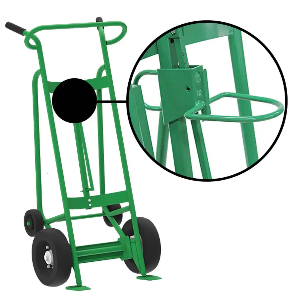 Valley Craft Steel 4-Wheel Drum Hand Trucks 10