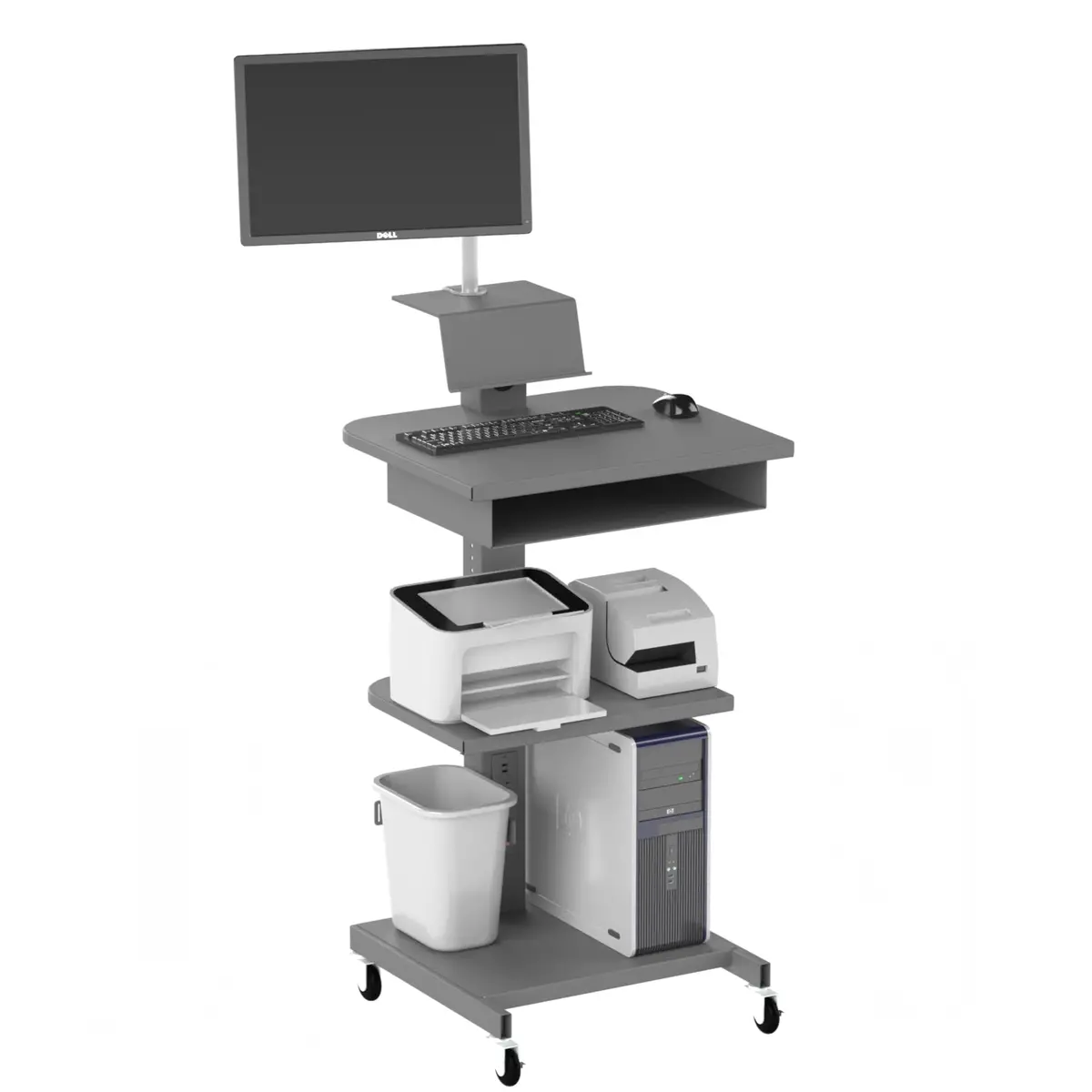 Valley Craft Mobile Shop Tech Desk, Industrial 1