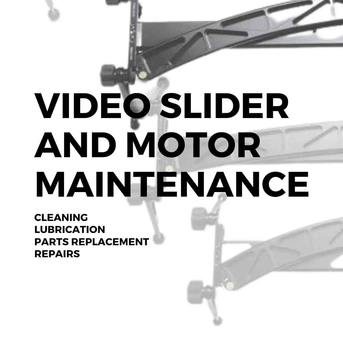 Video Slider And Motor Maintenance | Free Shipping In The Usa 1