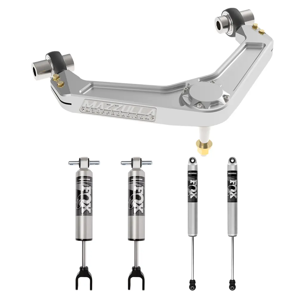 2011-2019 Chevy/Gmc 2500/3500 Hd Billet Upper Control Arms / Desert Series / Mzs-C1-5 / Suspension Package / Fox 2.5 1