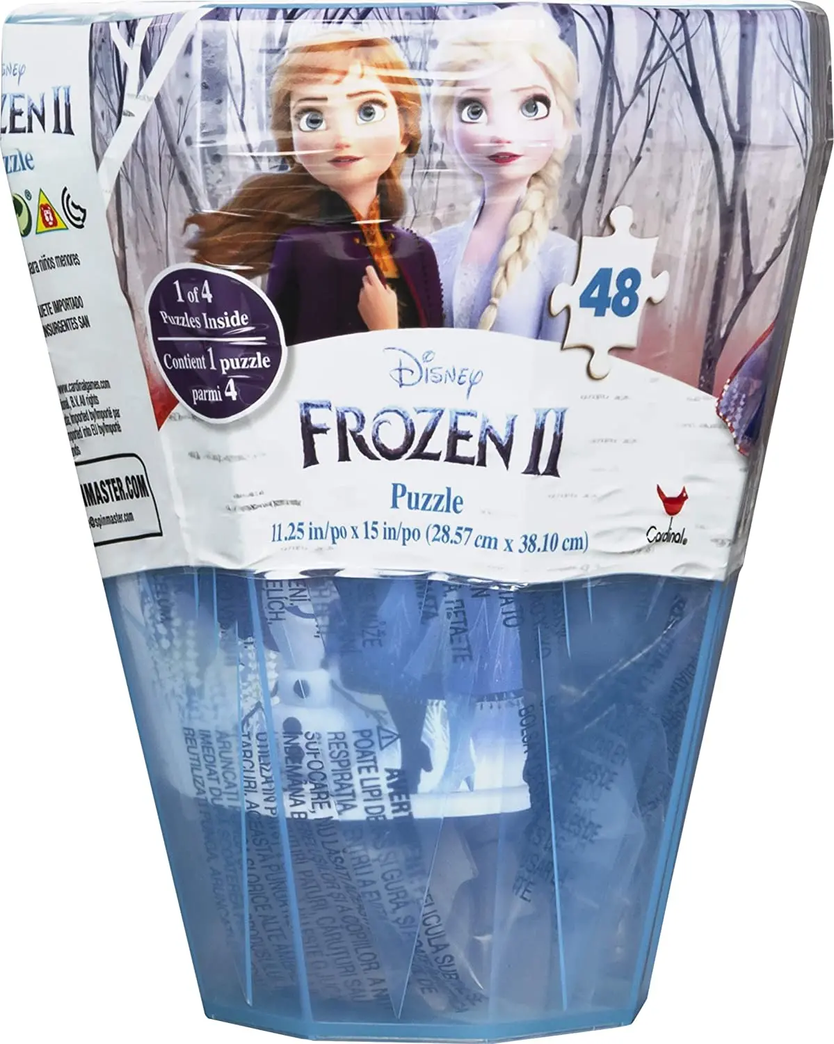 Fronzen Ii Puzzle Caixa De Armazenamento Em Plástico 48 Peças 1