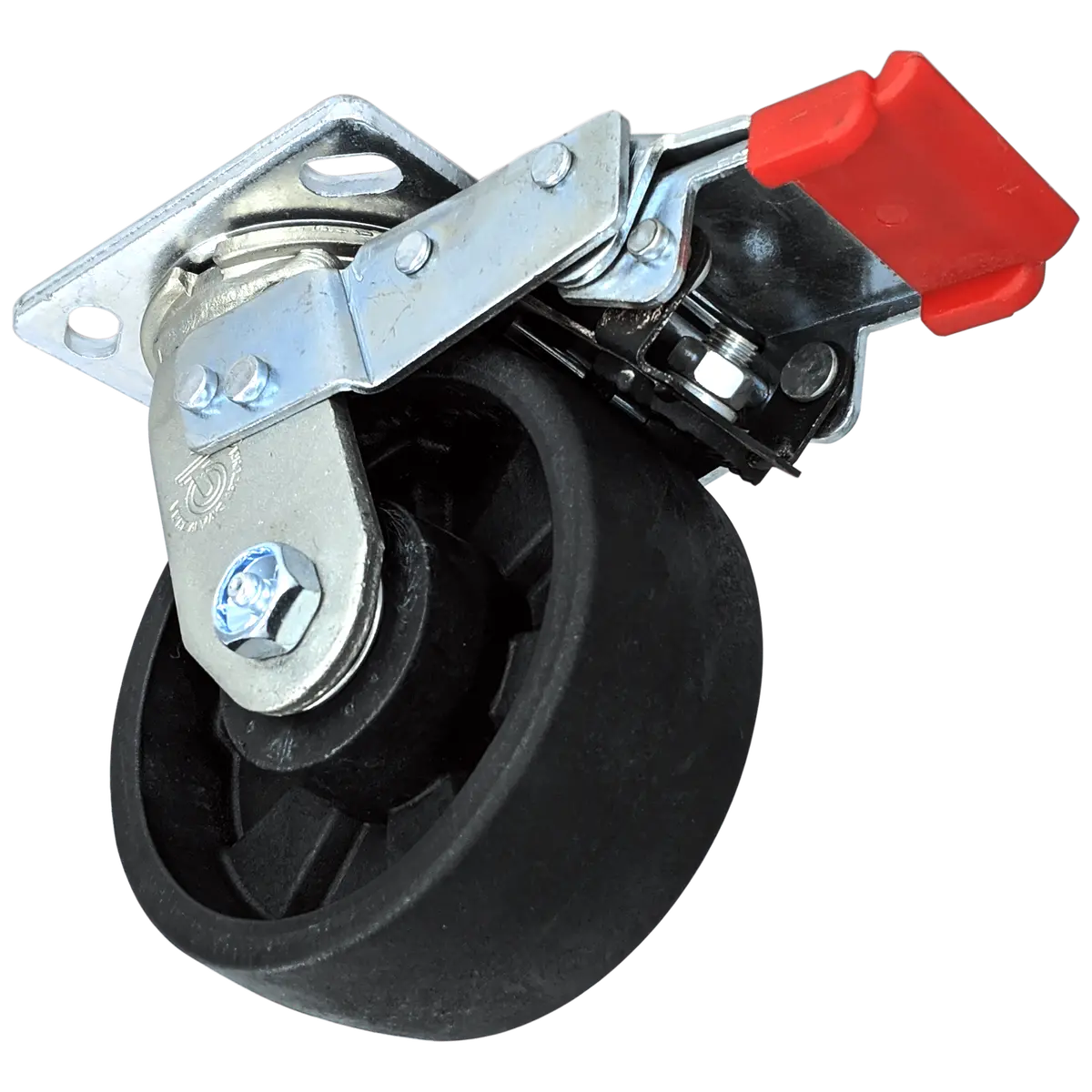 5" X 2" Maxrok Wheel Swivel Caster W/ Total Lock Brake - 1000 Lbs. Capacity 2