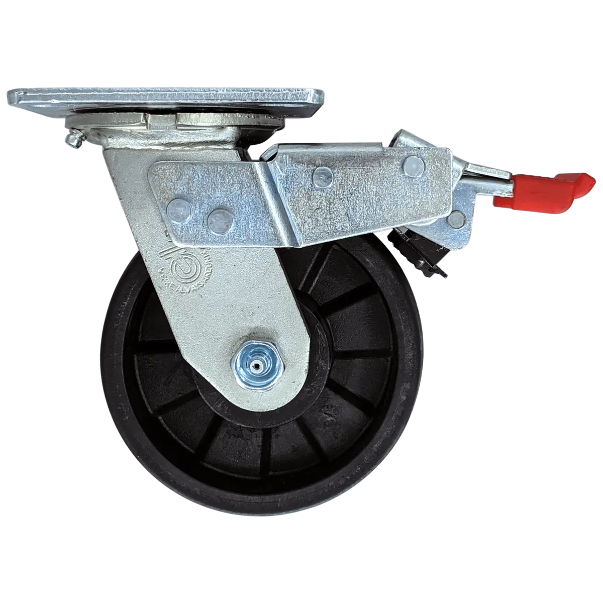 5" X 2" Maxrok Wheel Swivel Caster W/ Total Lock Brake - 1000 Lbs. Capacity 1