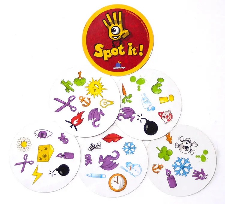 Jogo De Tabuleiro Spot It Animais 2
