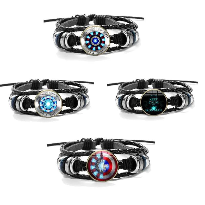 Pulseira De Couro Vingadores 1