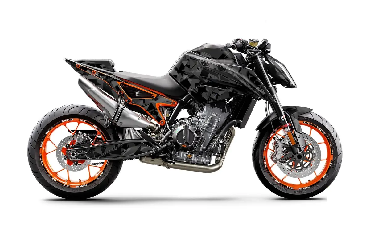 Ktm 790/890 Duke Graphics - "Flake" (Stealth) 1