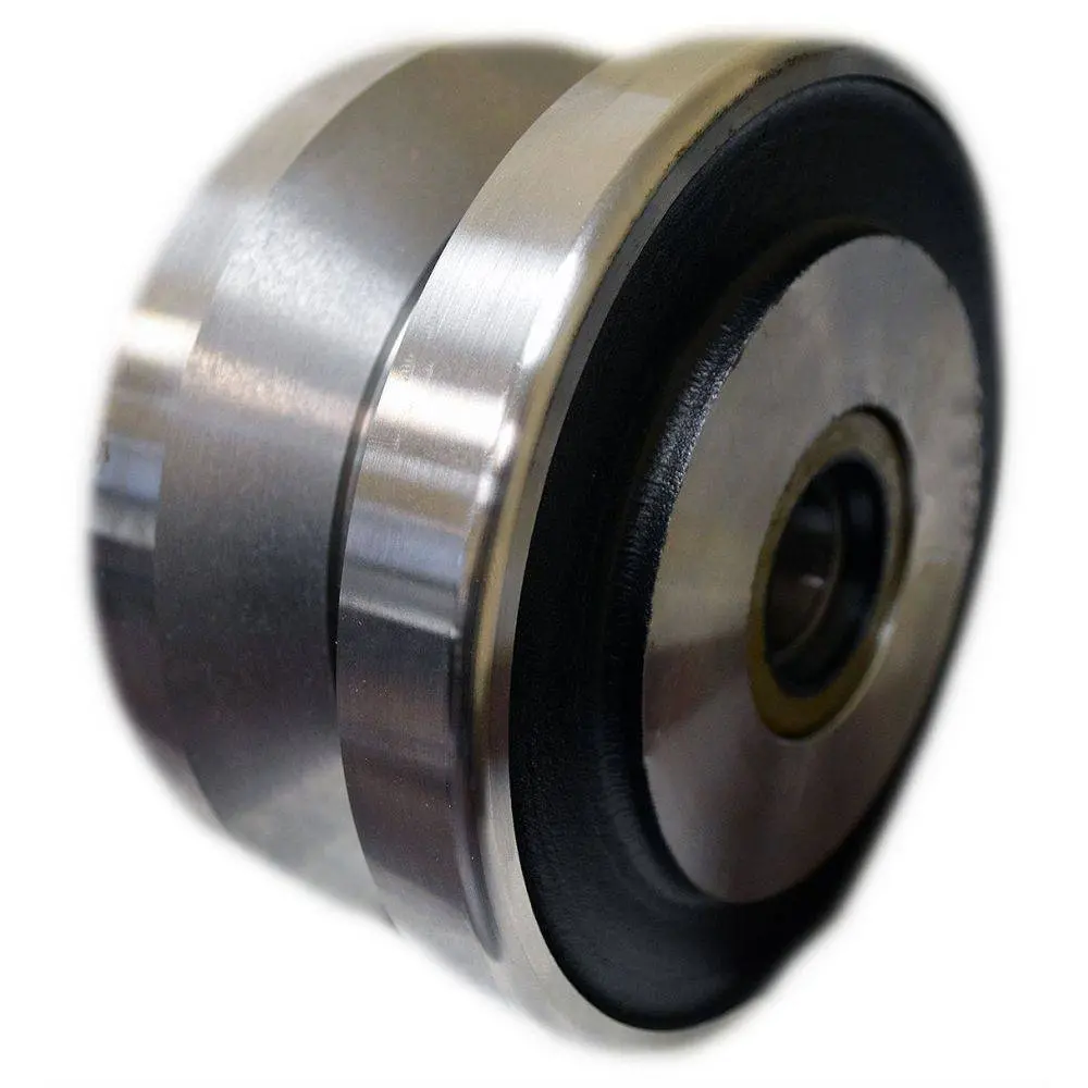 8" X 4" Forged Steel V-Groove Wheel - 6000 Lbs. Capacity 1
