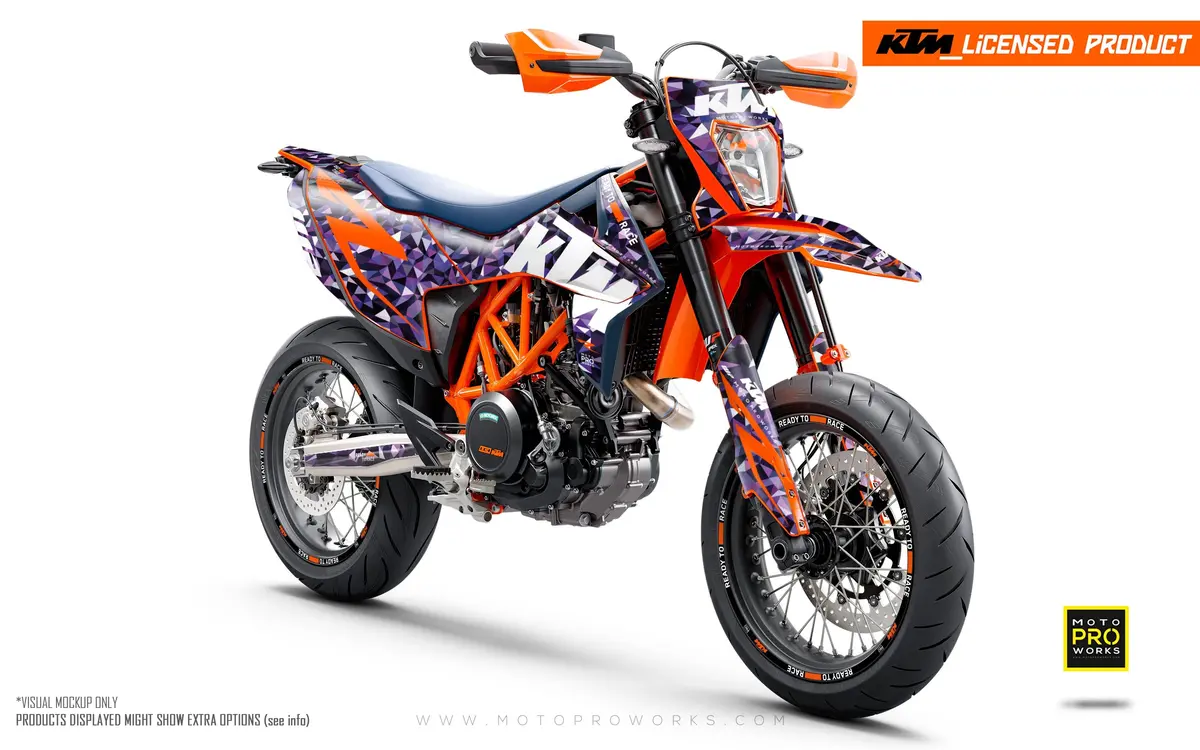 Ktm Graphics - 690 Smc-R "Polyatomic" (Purple) 2