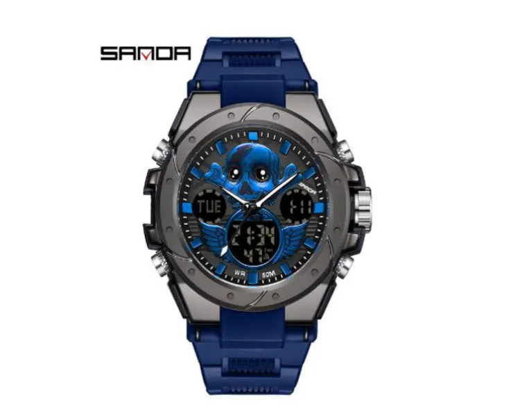 Relógios Luminosos Masculinos Marca Sanda 1