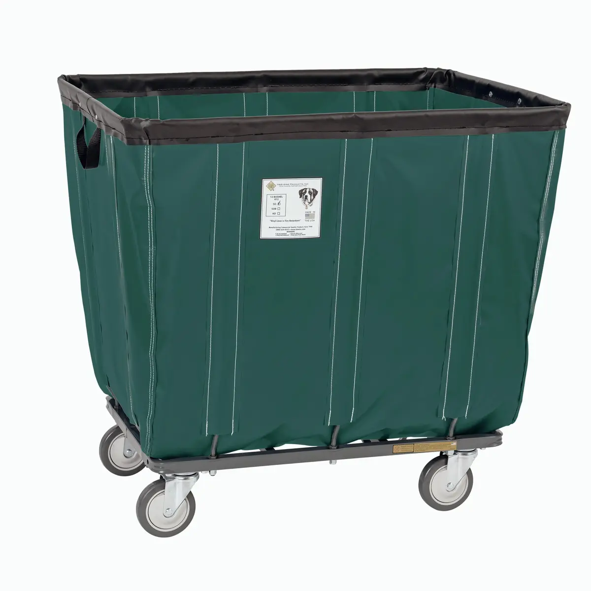 Vinyl Basket Truck With Antimicrobial Liner - 18 Bushel 10