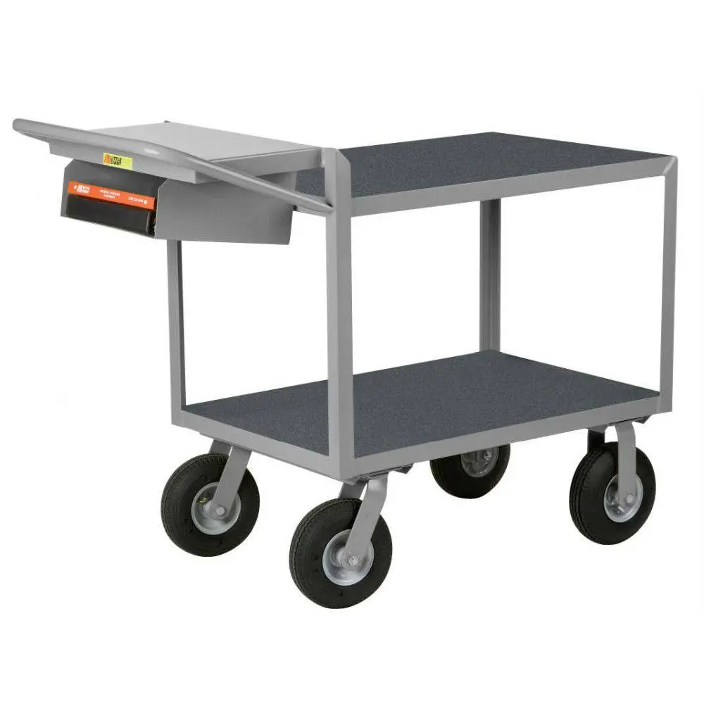 Instrument Cart W/ Writing Shelf & Storage Pocket (Flush Non-Slip Top) 1
