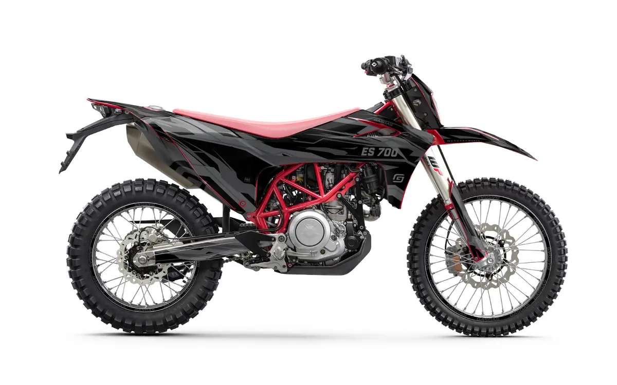Gasgas Es 700 Graphics - "Ripple" (Black) 1
