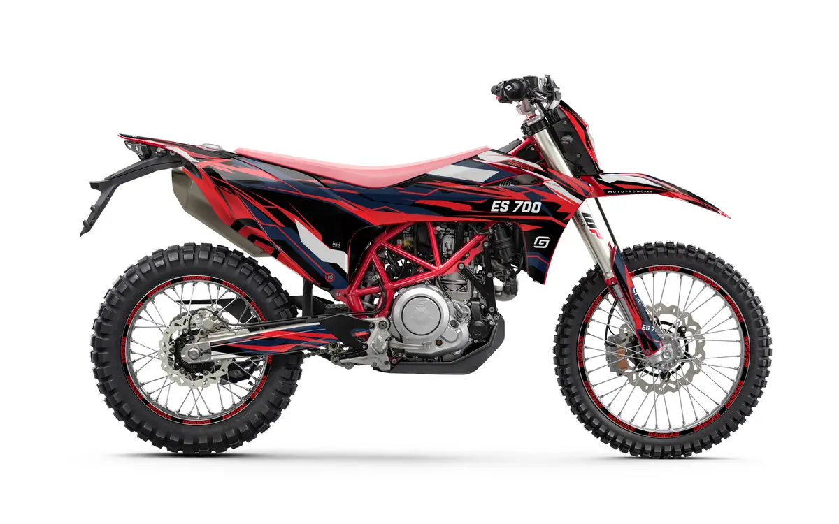 Gasgas Es 700 Graphics - "Ripple" (Red) 1