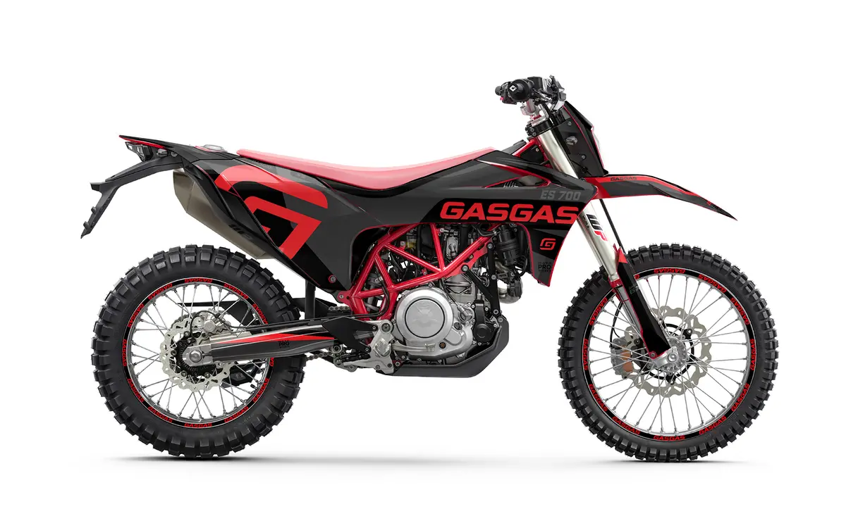 Gasgas Es 700 Graphics - "Torque" (Black/Red) 1