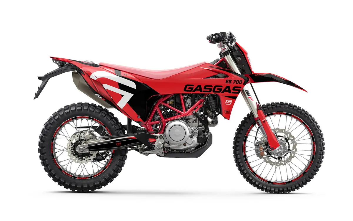 Gasgas Es 700 Graphics - "Torque" (Red) 1