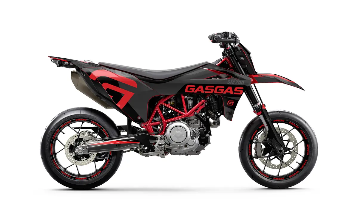 Gasgas Sm 700 Graphics - "Torque" (Black/Red) 1