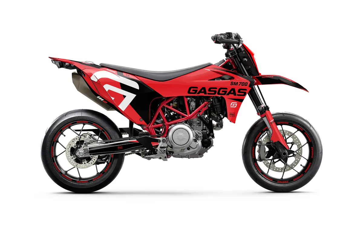 Gasgas Sm 700 Graphics - "Torque" (Red) 1