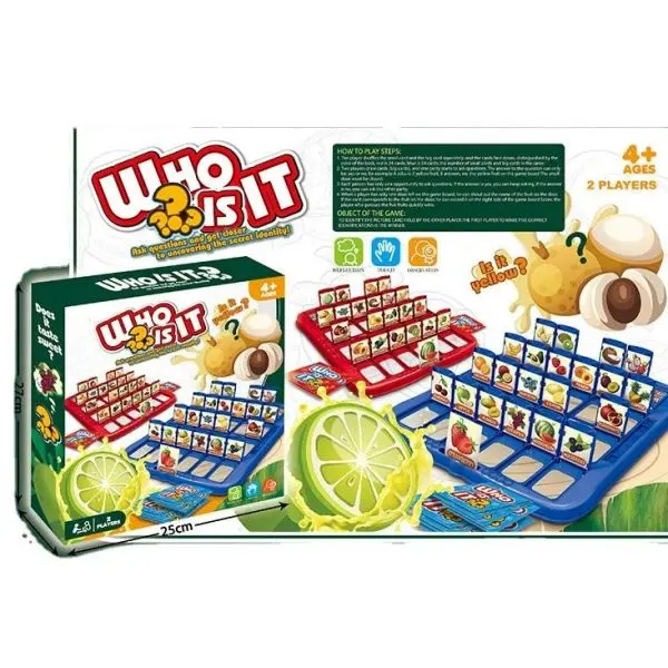 Jogo De Tabuleiro - Who Is It ? ( Frutas ) 1