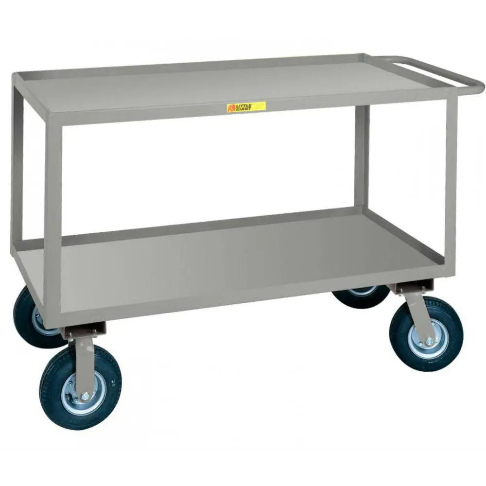 Flush Handle Instrument Cart (Smooth Steel Top W/ Lip) 1