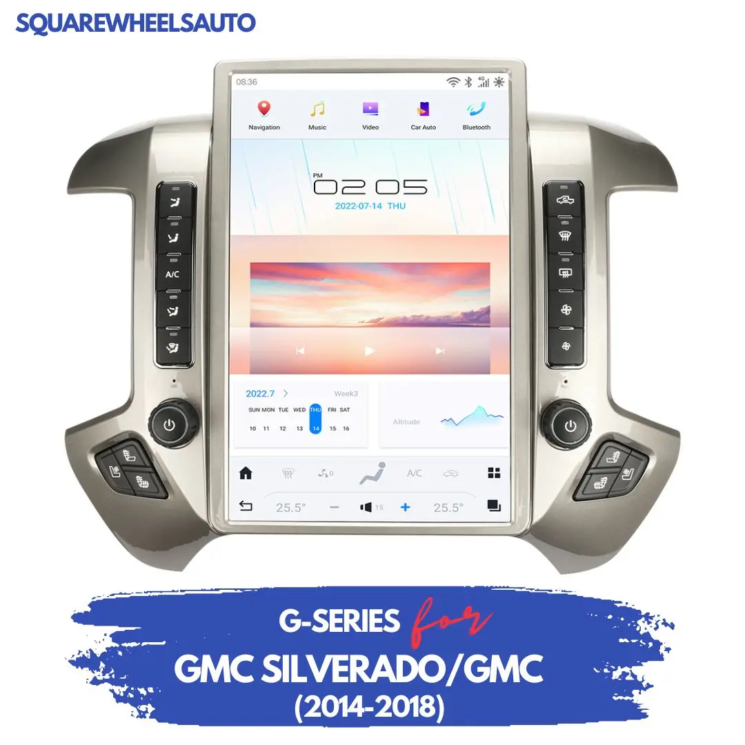 Gmc Silverado & Gmc (2014–2018) Android Head Unit | Squarewheels G-Series 1