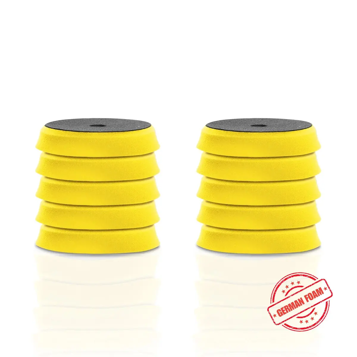 Apex Customs 7" German Foam Yellow Medium Polishing Pad (For 6" Plates) 4