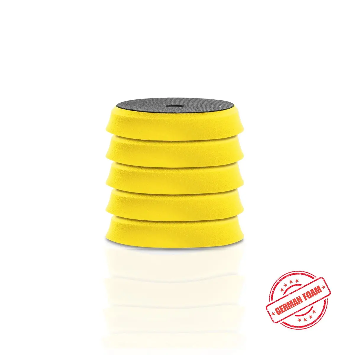 Apex Customs 7" German Foam Yellow Medium Polishing Pad (For 6" Plates) 3