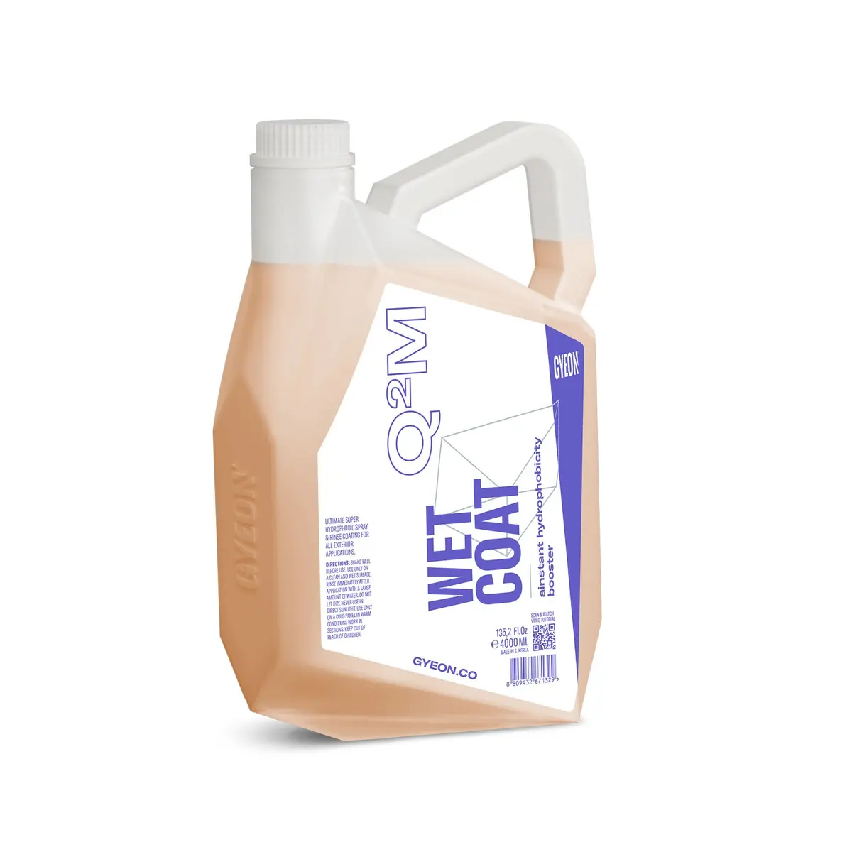 Gyeon Q2m Wetcoat Wet Coat - 500Ml/4L 2