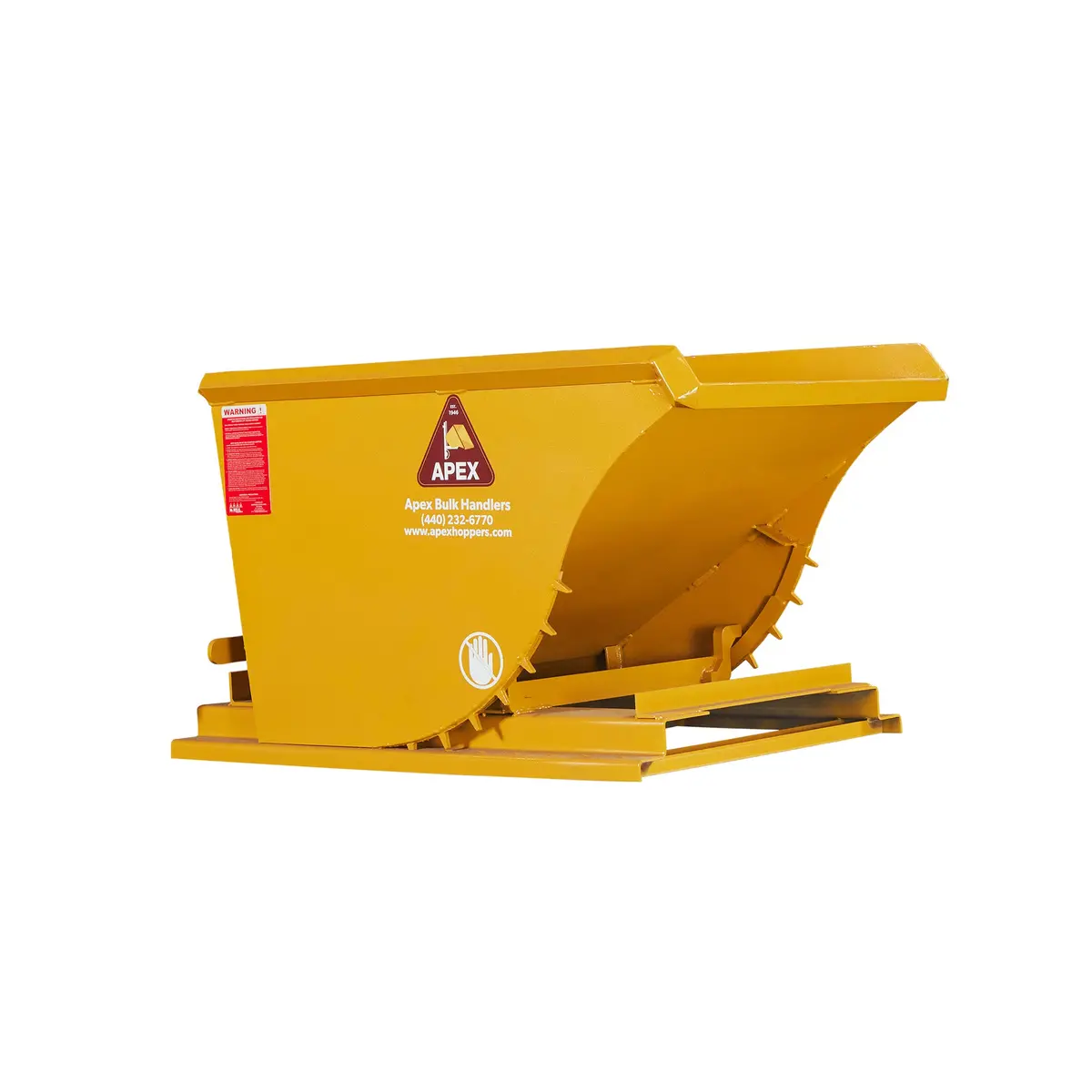 Heavy Duty Hopper - 1 Cubic Yard - 6,000 Lbs Capacity 1