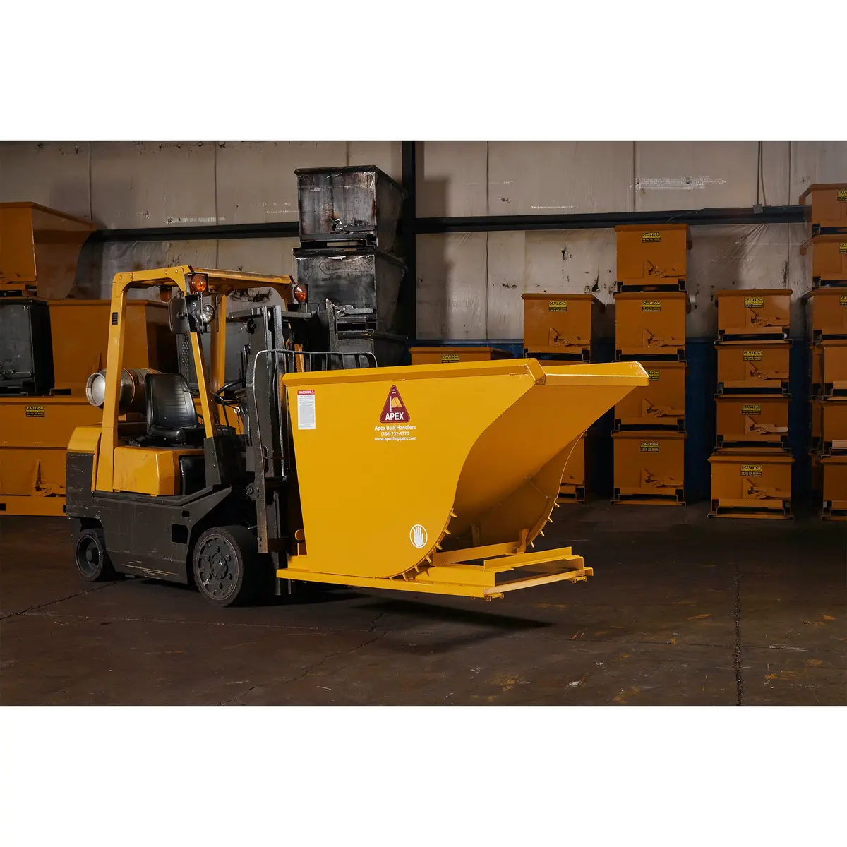 Heavy Duty Hopper - 1.5 Cubic Yards - 6,000 Lbs Capacity 2