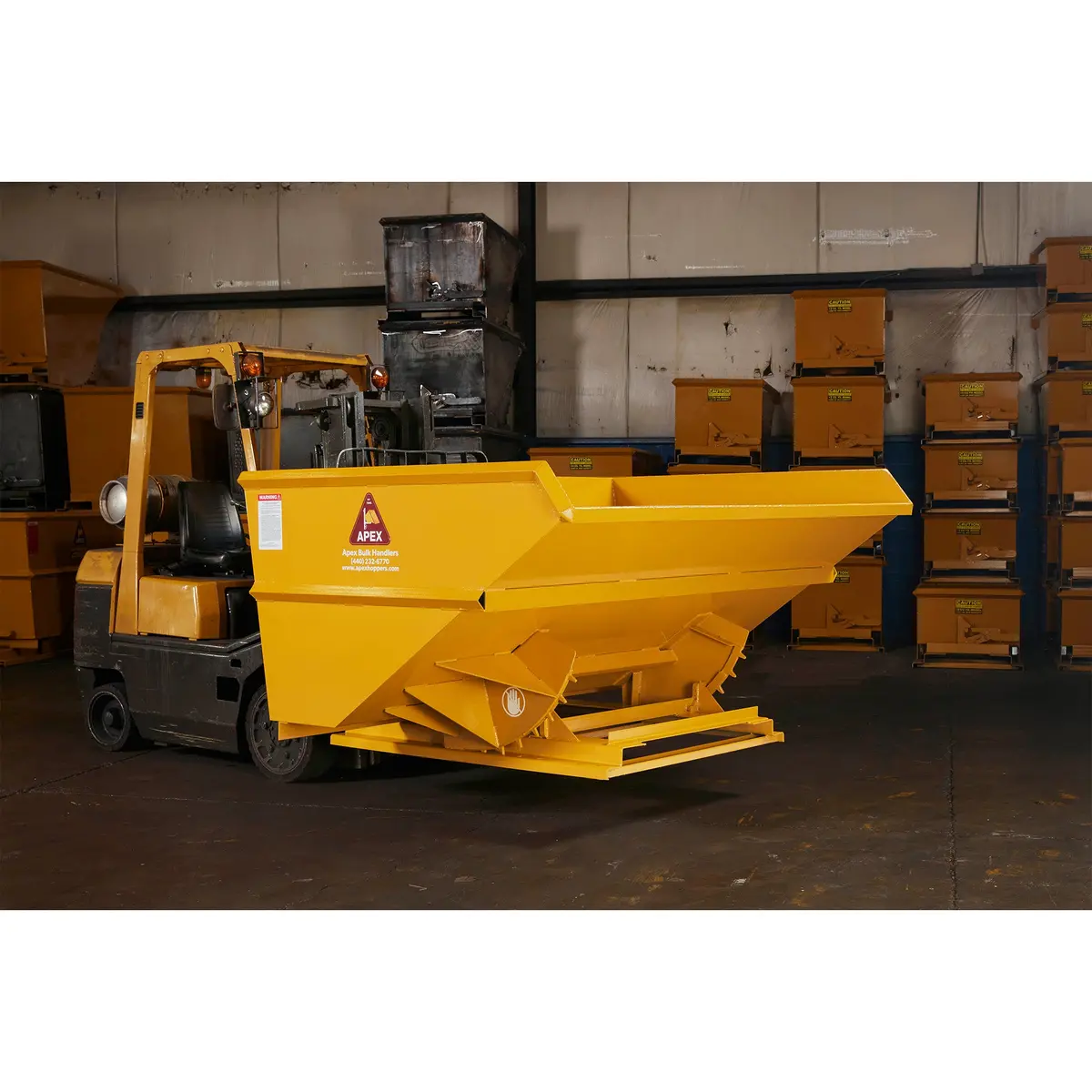 Heavy Duty Hopper - 4 Cubic Yards - 8,000 Lbs Capacity 2