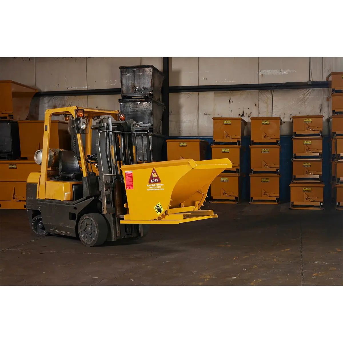 Heavy Duty Hopper - 0.75 Cubic Yard - 5,000 Lbs Capacity 2