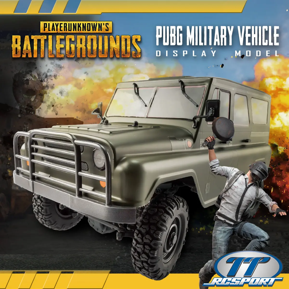 Pubg Rtr Pubg Military Vehicle Display 1/12 1