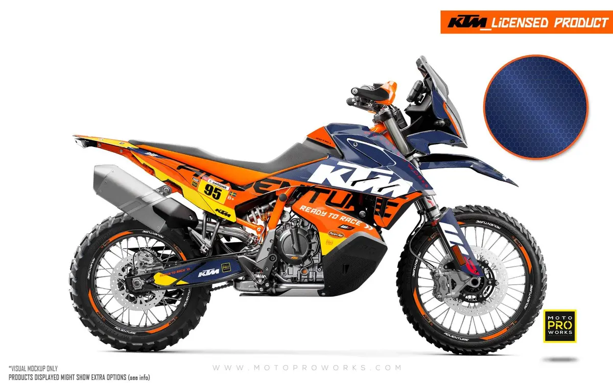 Ktm 790/890 Adventure R/S Graphics - "Waypointer" (Dawn/Honeycomb) 1
