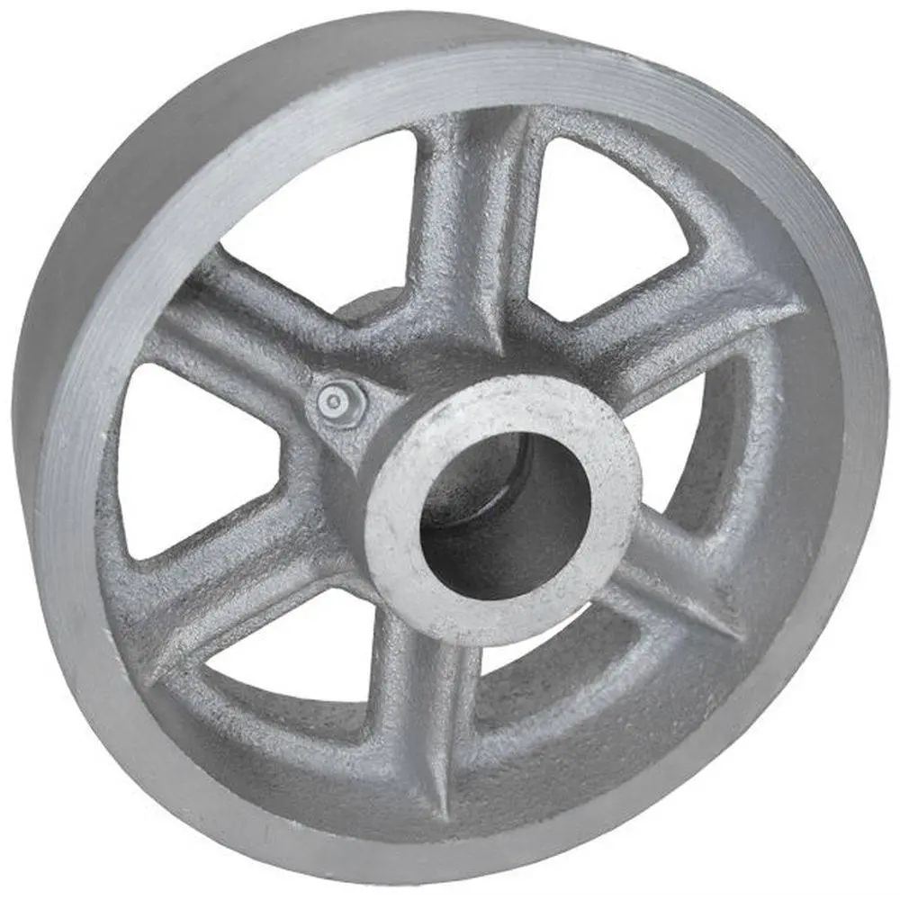 6" X 2" Heavy Duty Semi-Steel Wheel - 1400 Lbs. Capacity 1